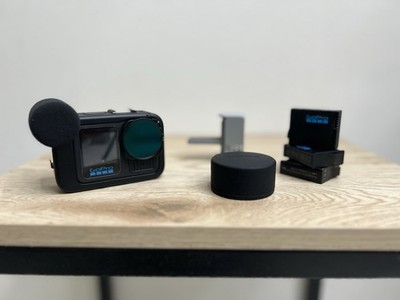 GoPro HERO13 Black - Media Mod, 4 Batteries, Macro Lens, ND Filter, Cooling Fan