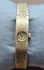 VINTAGE RARE LUXURY SMALL GOLD PLATED LADIES ...