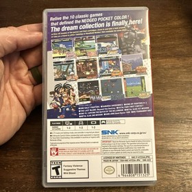 NeoGeo Pocket Color Selection Vol. 1 (Nintendo Switch) Complete CIB - Authentic