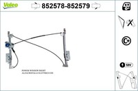 Valeo Fensterheber 852578 FüR Mini R56 Clubman R55 R57 R50 R53 R52 Clubvan Works