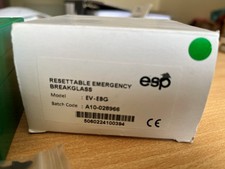 ESP EVEBG Call Point Door Release Green Emergency Break Glass