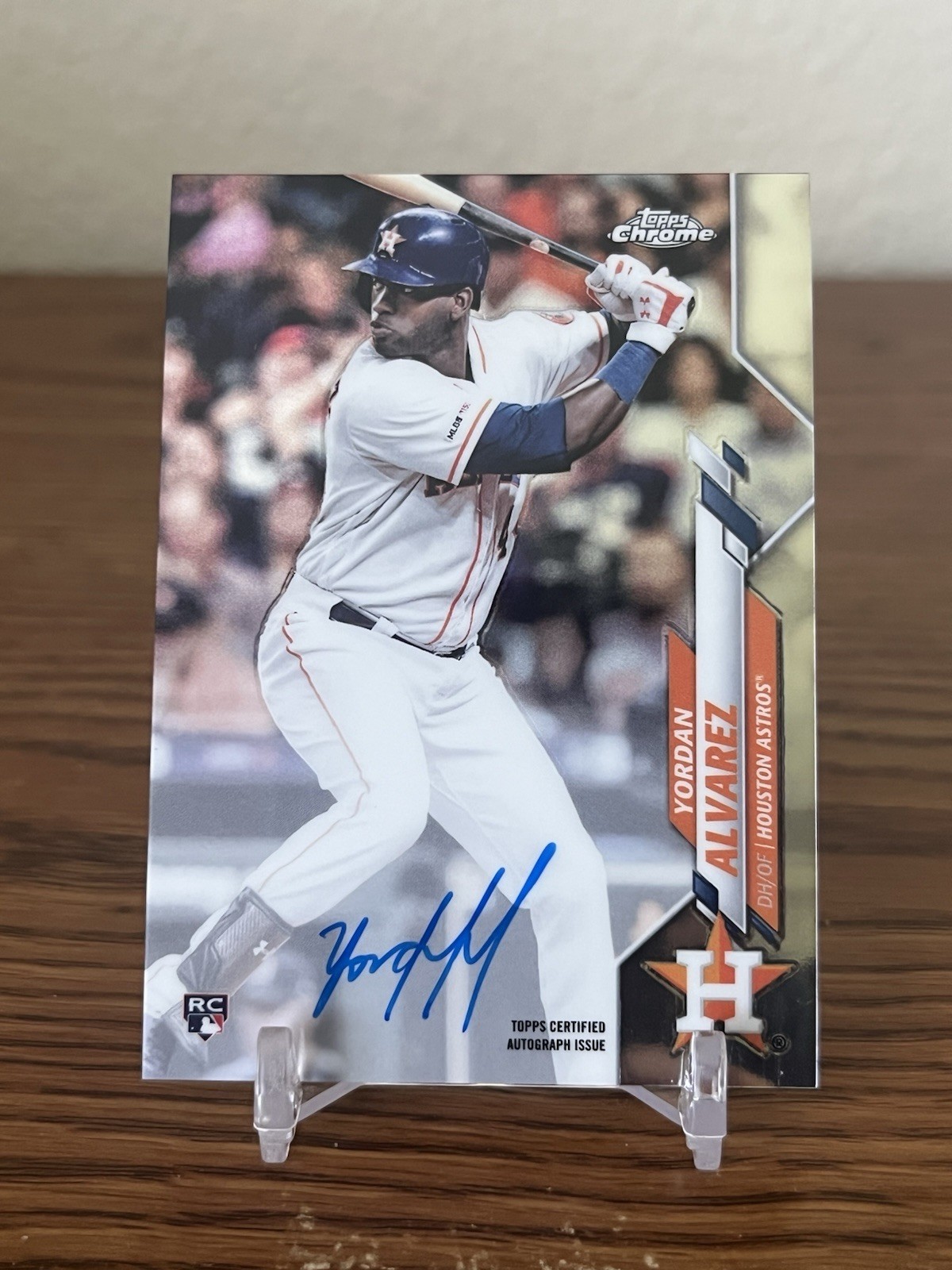 2020 Topps Chrome Yordan Alvarez Rookie Auto #RA-YA Astros RC