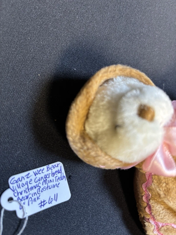 Ganz Wee Bear Village 5 inch Tannenbaum Christmas Plush Retired New with Tags - Image 2 of 4