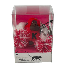 Kipling Monkey Exclusive GO KIPLING Cheerleader Keychain Charm W/ Tags in Box