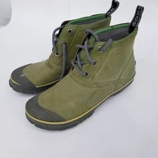 Bogs Charlot Womens size 8 shoes Green rubber waterproof rain boots