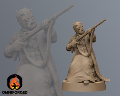 Desert Tusken Raider Star Wars Legion 3D Printed Resin Mini Miniature Proxy
