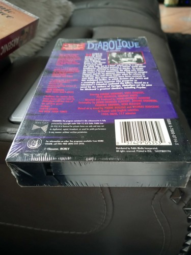 Diabolique (VHS, 1955 black& white) original directors cut. New factory sealed - Picture 7 of 7