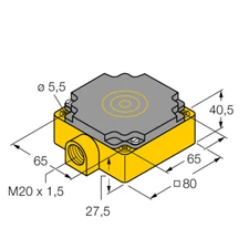 TURCK NI40-CP80-Y1/S97 1040010 Inductive sensor