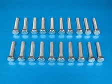 20 Pack.  5/16 x 1 1/2"  BSF Bolts (Setscrews) High Tensile Steel BZP Zinc Plate