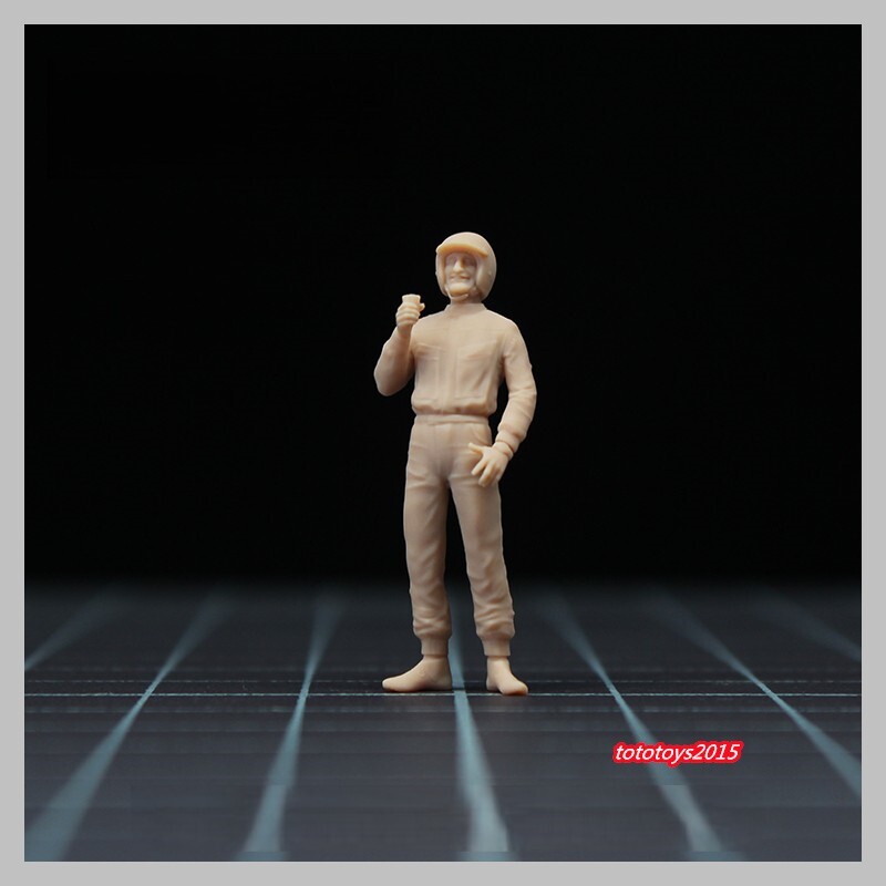 1/64 Ken Miles Racing Suit Scene Props Miniture Figure Fit Cars Vehicles Toys