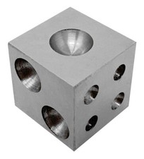 Steel Doming Block 1" x 1" x 1" Dapping Jewelry Making Metal Forming Shaping