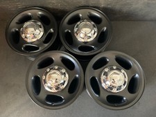 4 Dodge Ram 2500 Pickup Satin Black Powder Coat Wheels Rims Caps 16 Hol.2124 4 Dodge Ram 2500 Pickup Satin Black Powder Coat Wheels Rims Caps 16 Hol.2124