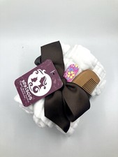 Luxury Organic Bamboo Baby Washcloths Set of 6 Premium Super Soft Bath Towels