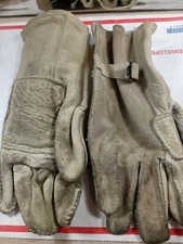 US MILITARY CATTLEHIDE HEAVY DUTY GLOVES SIZE 3