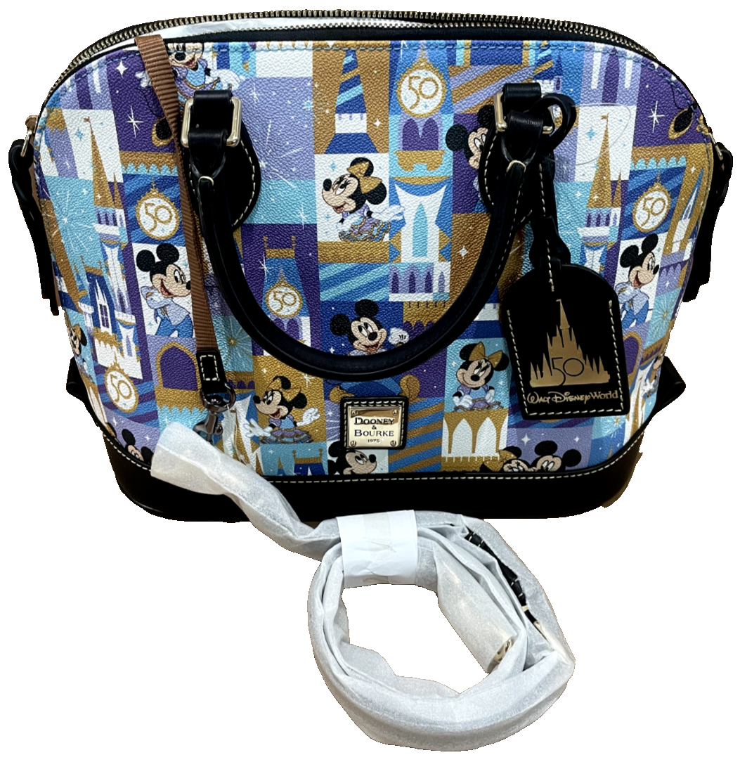 New 2021 Walt Disney World 50th Anniversary Dooney Bourke Zip