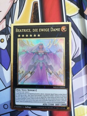 Yu-Gi-Oh! Beatrice, Die Ewige Dame MAGO-DE035 Gold Rare 1. Auflage Near Mint 