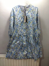 Y.A.S yasiris 3/4 dress star white / IRIS AOP size 12 ♡ (o) Sale