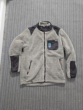 Vtg Ski The East Born From Ice Womens Full Zip Fleece Jacket Small All Polyester