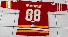 Andrew Mangiapane Signed Autographed Calgary Flames Custom Hockey Jersey JSA