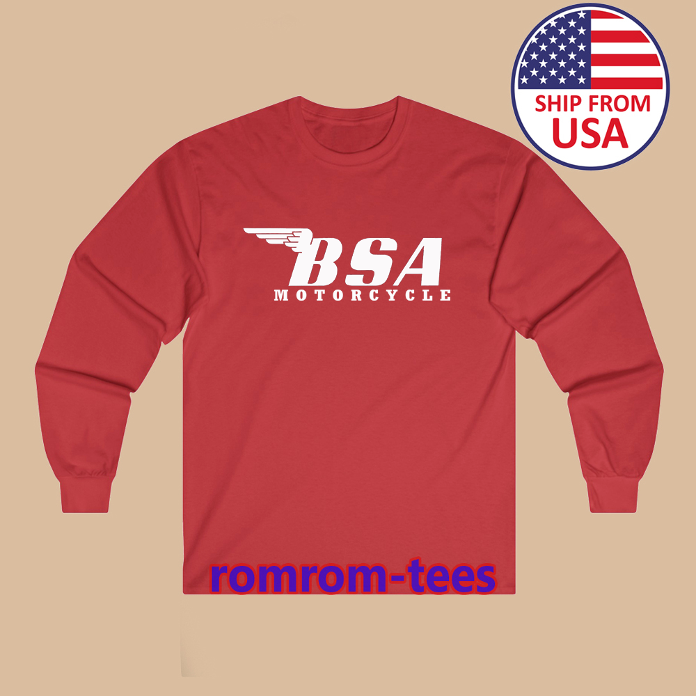 BSA Motorcycles Classic Red Size S-3XL