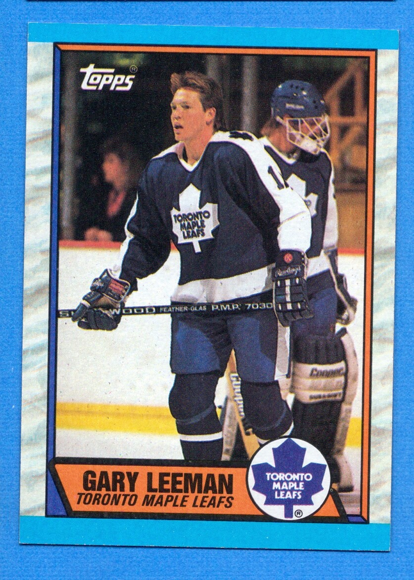 1989-90 Topps #22 Gary Leeman Maple Leafs