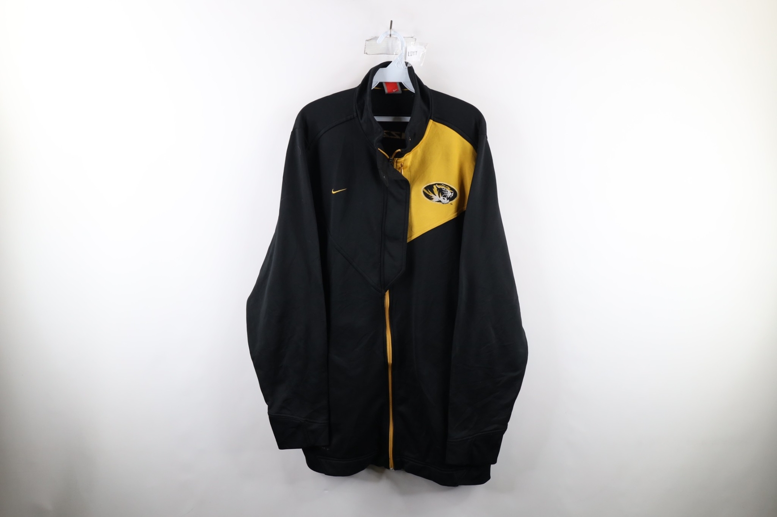 SACAI X NIKE Giacca Nike Uomo 2XL Team Issued Università del Missouri Calcio Full Zip Nera