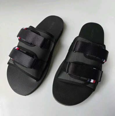 MONCLER】SIMEON SANDALSオリーブグリーンとブラック 靴 - 靴 