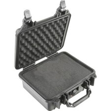Pelican 1200 Case With Foam, Black