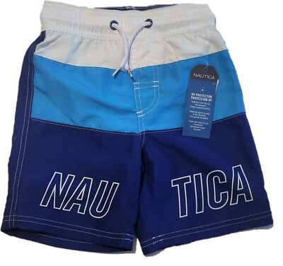 Nautica Boys' Swim Trunks With UPF 50+ Sun Protection - Quick-Dry Beach & Pool Shorts