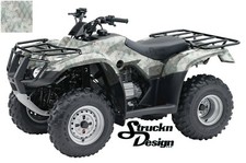Abstract Diamond Plaid Blue Vinyl Graphic Wrap Kit ATV UTV Golf Cart US Made