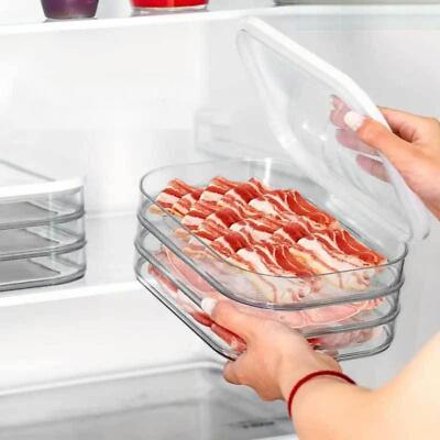 Feinkost Fleischbehälter für Kühlschrank Feinkost Fleisch Sparer für Mittagessen Fleisch Aufschnitt
