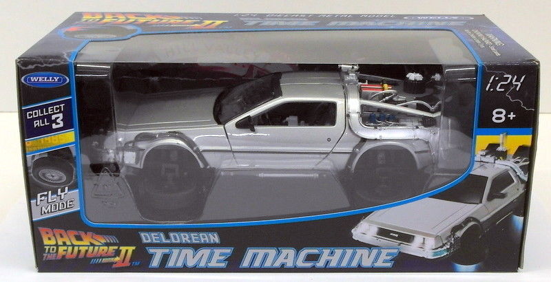 未開封 1/24 WELLY DeLorean Time Machine DeLorean Time Machine Back to the Future 2 - 1:24 Welly