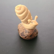 Tagua Nut Snail Carving Ecuador