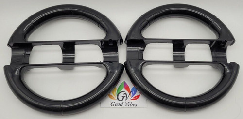 Nintendo Wii 2x Lenkrad Schwarz