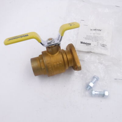 Webstone H-50406HV 1-1/2'' Sweat Isolator Flange Ball Valve High Velocity