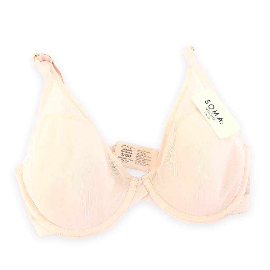 Soma Intimates Lightest Lift Mesh Plunge ~Porcelain~ Size: 32DD
