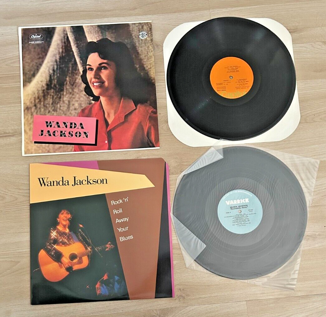 Wanda Jackson, 2 LPs, First LP (Belgium), Rock N Roll Away Your Blues