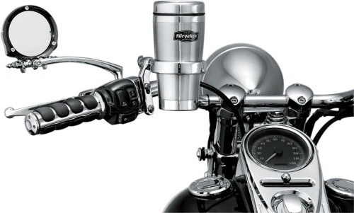 Kuryakyn 1463 Chrome Drink Holder with Stainless Steel Mug for Perch Mount - Изображение 2 из 3