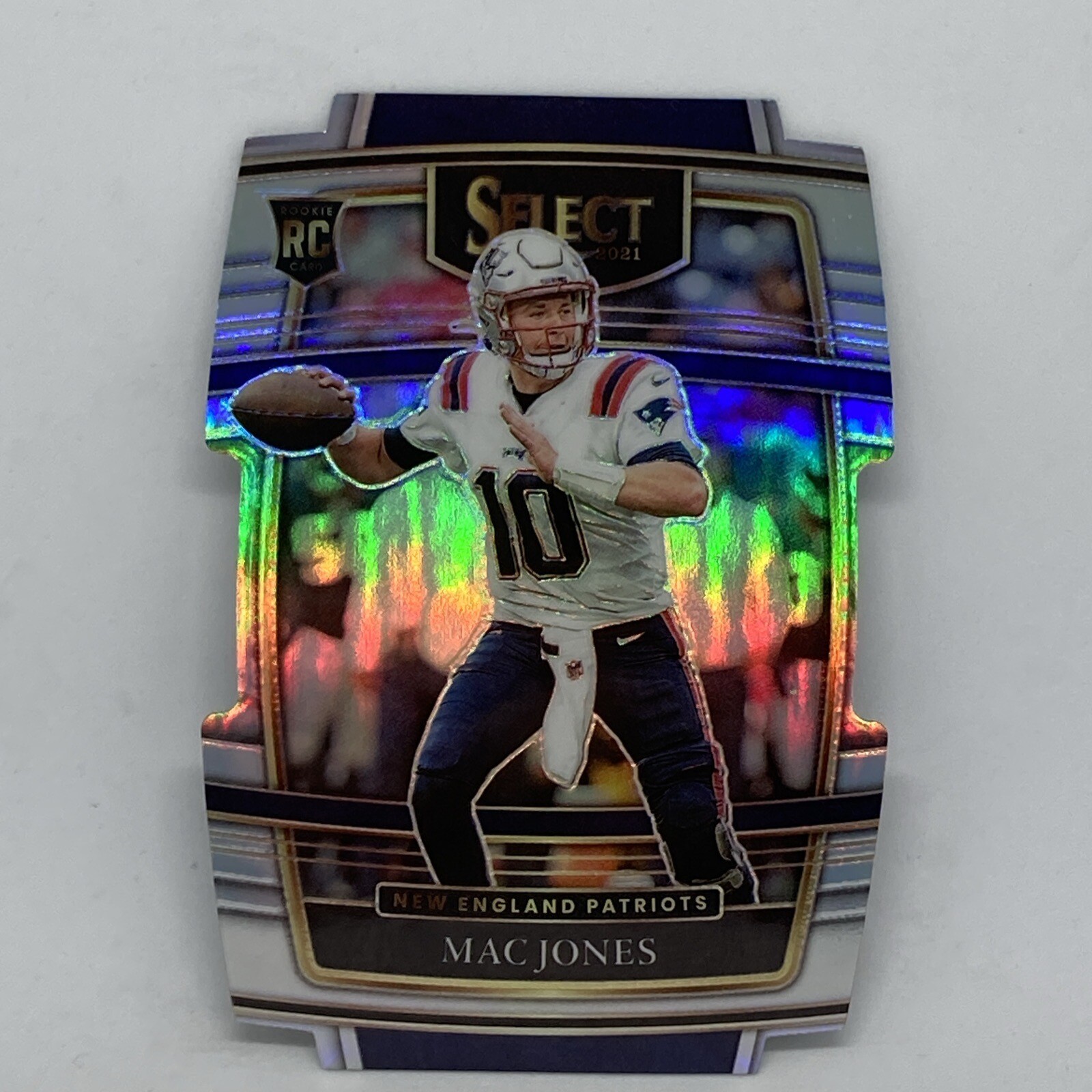 Mac Jones Rookie Silver Prizm Insert 2021 Panini Select Football Card #51 Mint
