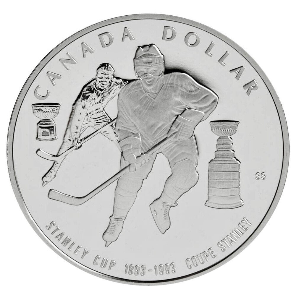 1993 Canada Proof Silver Dollar - 100th Anniversary of the Stanley Cup