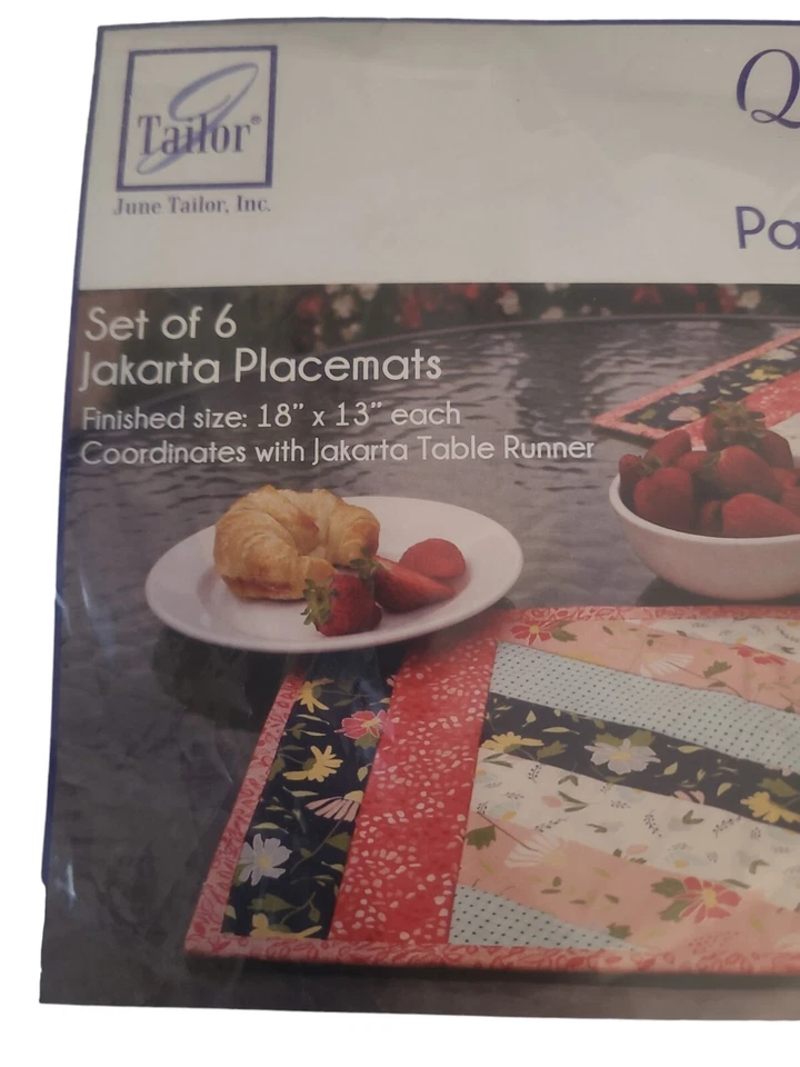 June Tailor Home Quilt As You Go Placemats (6) (C) -Jakarta Grannycore - Image 4 of 4