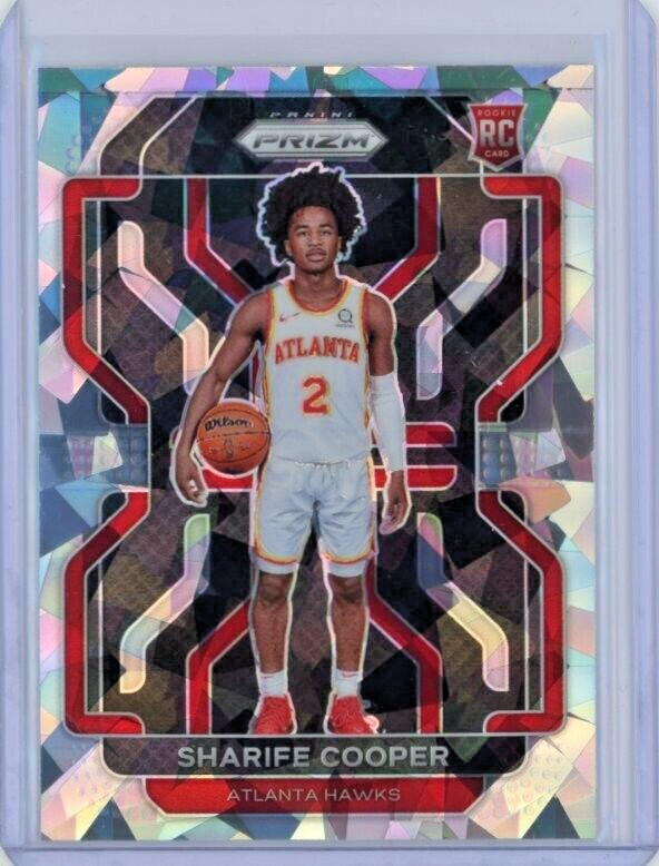 2021-22 Panini Prizm Sharife Cooper Rookie RC #280 Ice Prizm Atlanta Hawks