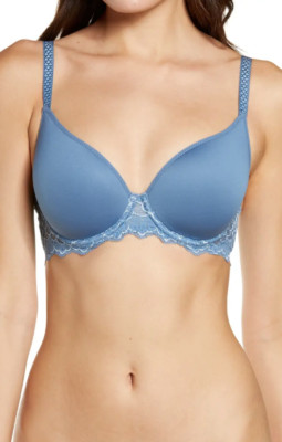 Simone Perele Womens Dusk Caresse Underwire Plunge Bra L30306 Size 36C