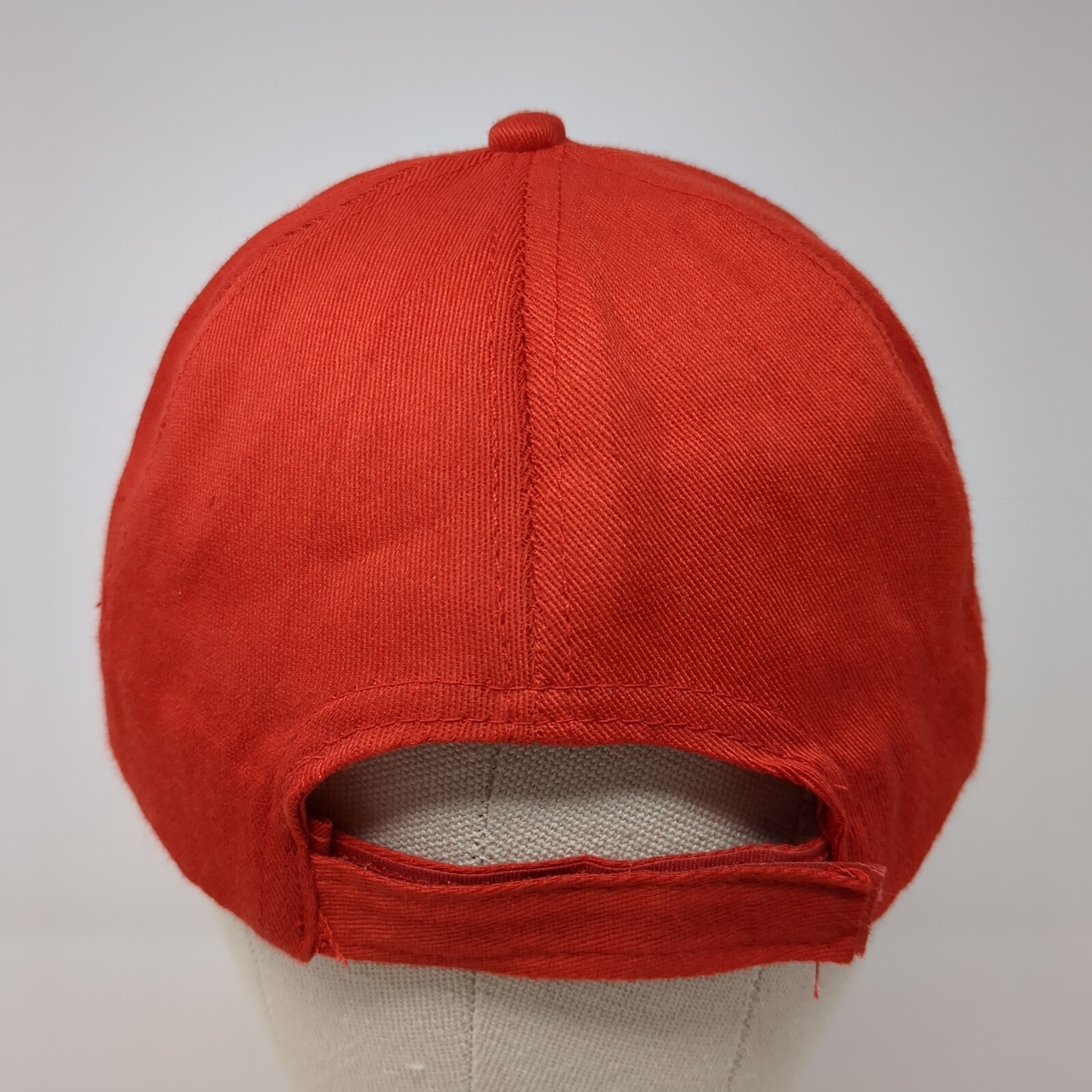 Jerusalem Strapback Hat Red One Size Adjustable E… - image 5