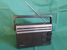 PHILIPS Radio FM PORTATILE a TRANSISTOR Vintage Originale d'epoca FUNZIONANTE !