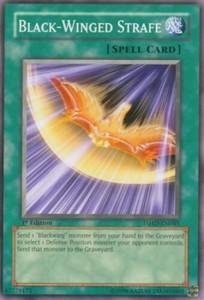 Black-Winged Strafe - TSHD-EN045 - Common - Unlimited Edition x3 - Lightly Playe