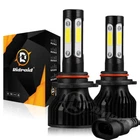 4sides 9006 HB4 LED Headlight Bulbs Conversion Kit High Low Beam Fog 2400W 6000K