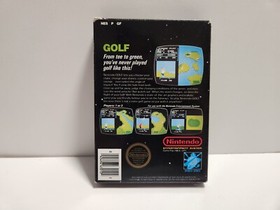 Golf (Nintendo Entertainment System, 1985) NES Black Box CIB Complete Non Rev A