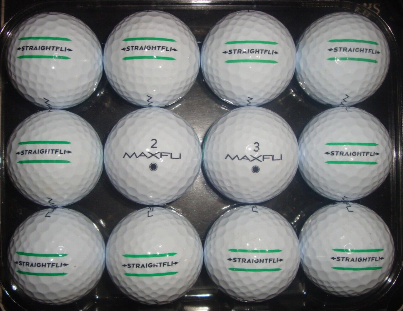 12 Maxfli Straightfli golf balls 2024 Falak Tayyeb Platinum