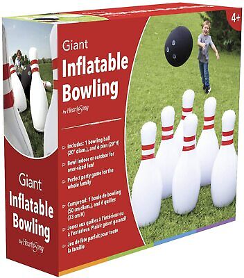 Giant Inflatable Bowling Set Jumbo Kids Toddler Games Indoor Outdoor Garden Lawn 746851835964 | eBay